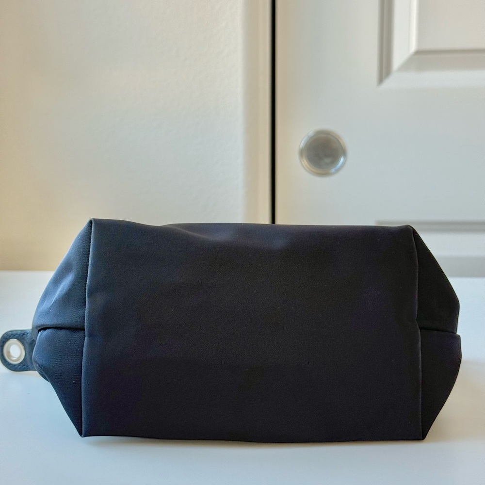 Longchamp Navy Mini Le Pliage Top-Handle Bag with Tricolor Horse Motif - Picture 9 of 11